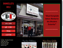 Tablet Screenshot of daniellesdeli.com